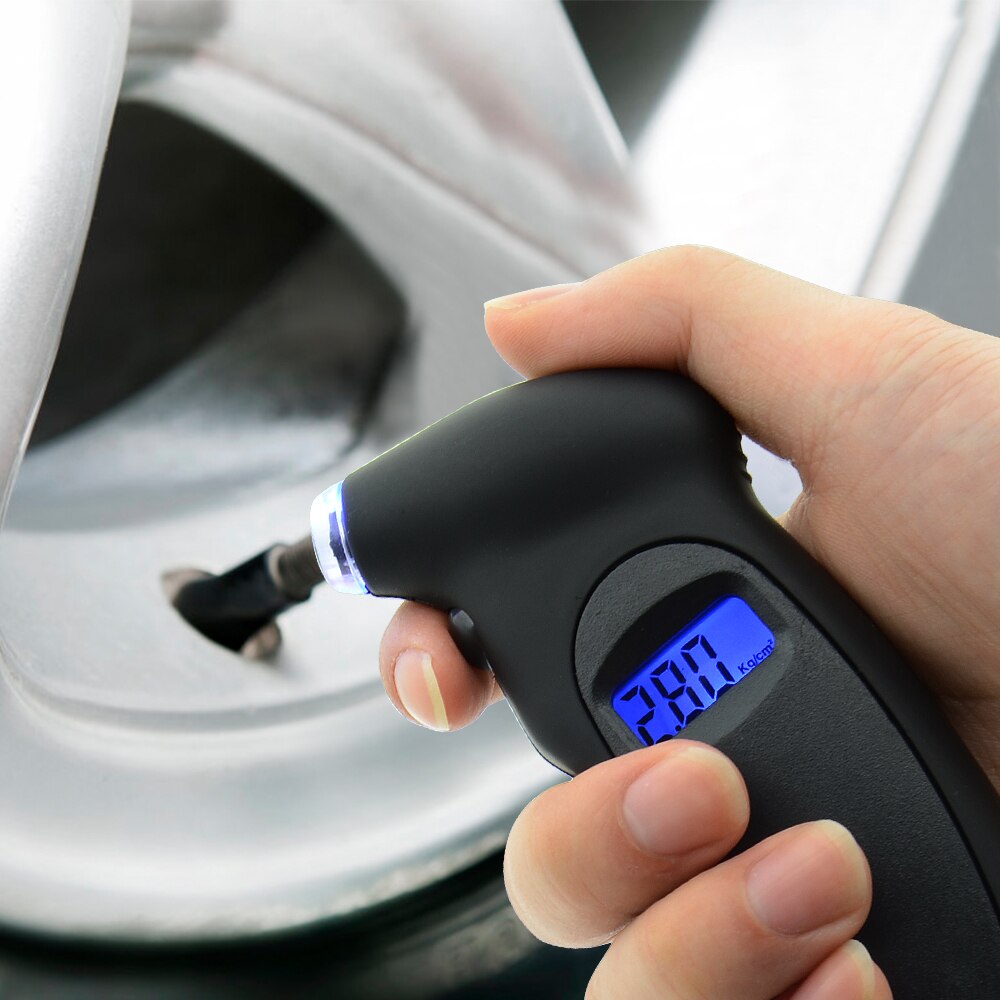 Tire pressure gauge 0-150 PSI Backlight High-precision digital tire pressure monitoring car tire pressure gauge Tire pressure gauge 0-150 PSI Backlight High-precision digital tire pressure monitoring car tire pressure gauge