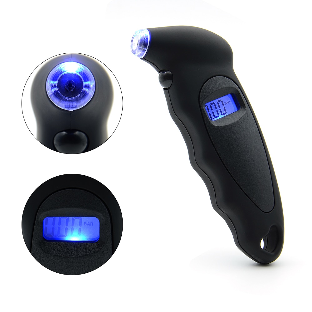 Tire pressure gauge 0-150 PSI Backlight High-precision digital tire pressure monitoring car tire pressure gauge Tire pressure gauge 0-150 PSI Backlight High-precision digital tire pressure monitoring car tire pressure gauge