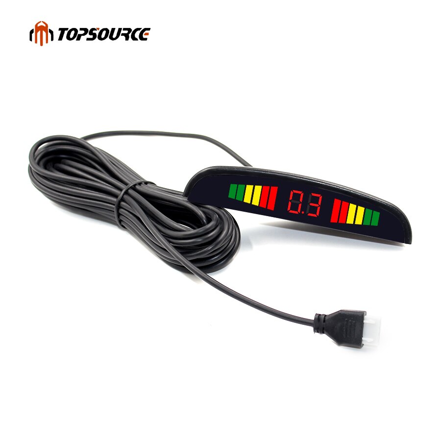 Car Auto Led Parking Sensor Parktronic Display 4 Sensors Reverse Backup Assistance Radar Detector Light Heart Monitor System Car Auto Led Parking Sensor Parktronic Display 4 Sensors Reverse Backup Assistance Radar Detector Light Heart Monitor System